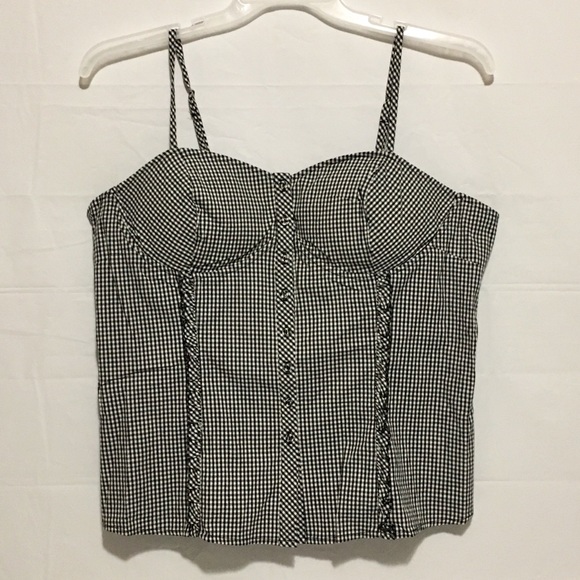Finesse Tops - Finesse Black White Sleeveless Top Womens 3XL
